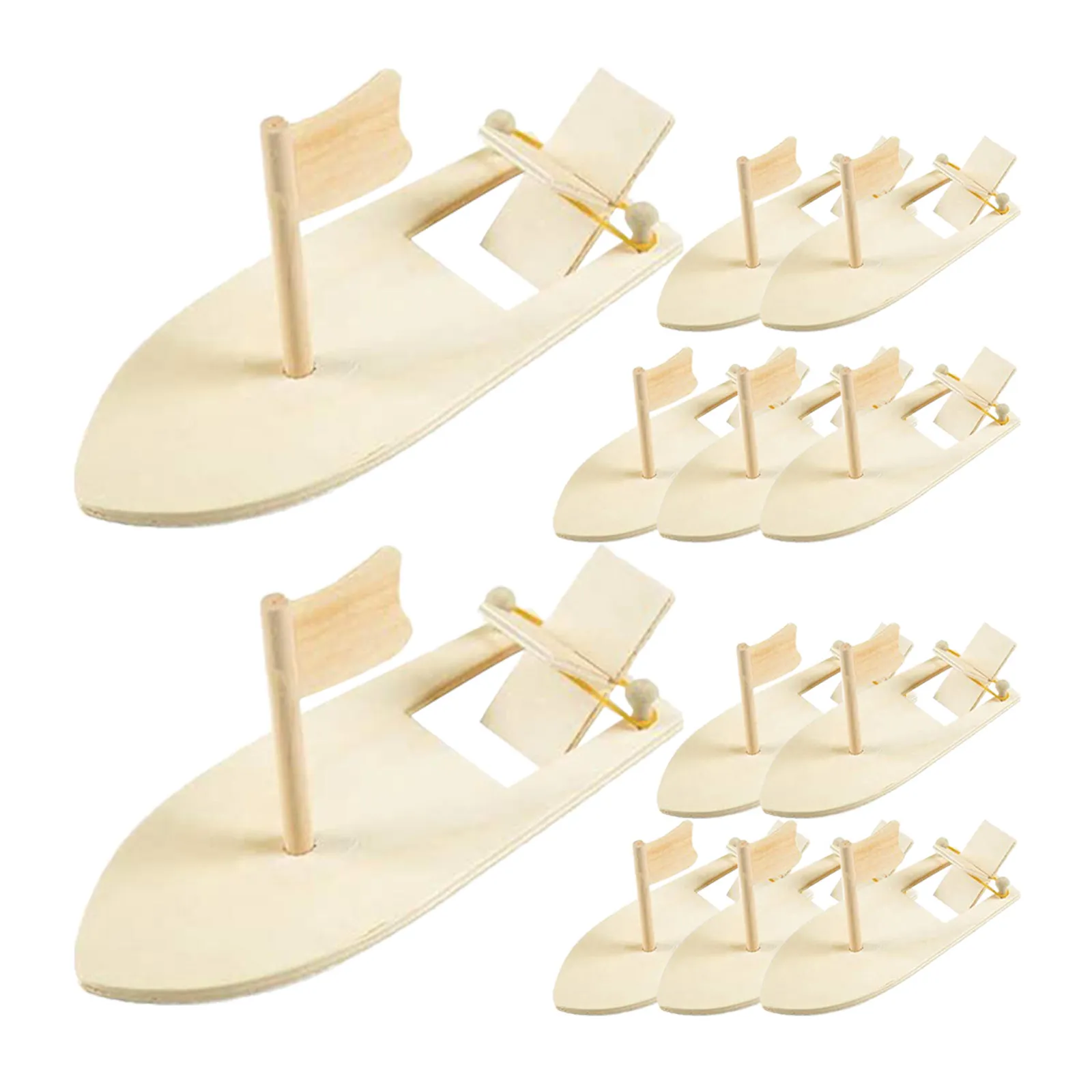 

Набор из 12 деревянных парусников для детей: материалы для творчества, росписи и декорирования, для школьных и праздничных мероприятий