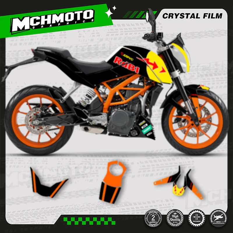 

MCHMFG For KTM 2011 2012 2013 2014 2015 2016 Duke 125 200 390 Custom Team Motorcycle Graphics Decals Stickers Kit