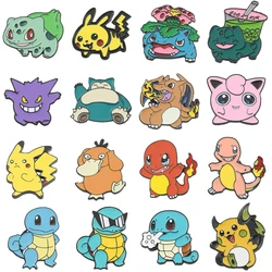Wholesale Kawaii  Pikachu Gengar Eevee Lapel Pins for Backpacks Enamel Pin Cute Brooches Badges Jewelry Fans Gifts