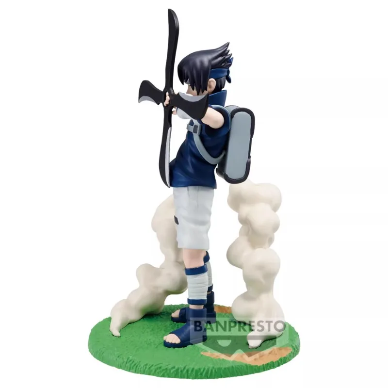 Bandai-Naruto Sasuke Zabuza Action Figure for Kids, Anime Figure Toys, Presente de Natal, Ornamentos Colecionáveis, Genuíno