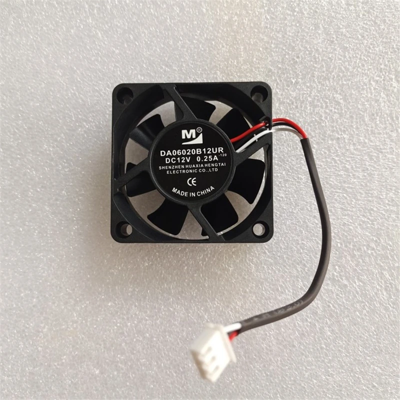 1PC FOR M DA06020B12UR DC 12V 0.25A 60x60x20mm 3-Wire Cooling Fan