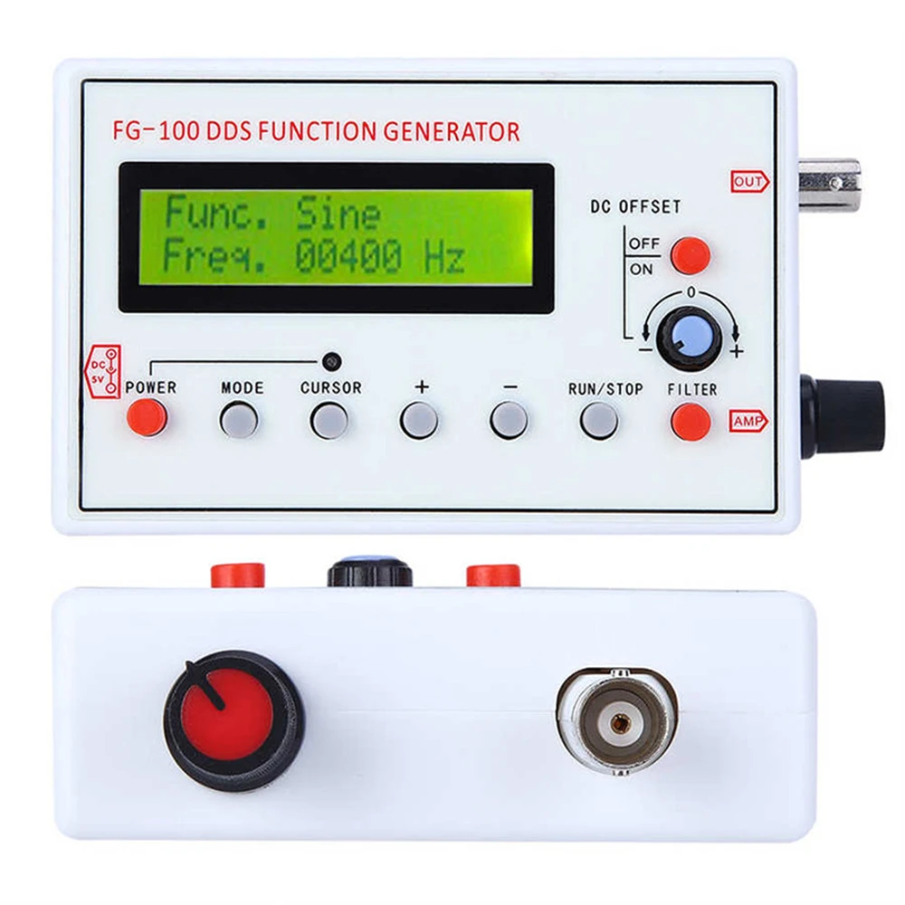 Imagem -02 - Gerador de Sinal Contador de Freqüência Módulo Fonte do Sinal Sine Quadrado Triângulo Sawtooth Waveform 1hz 500khz