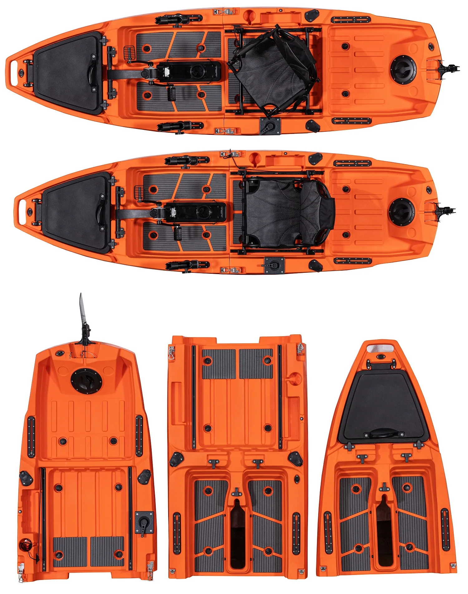 حار وحدات مزيج أوسع الفضاء متعة دواسة كاياك الصيد لخيار التخصيص