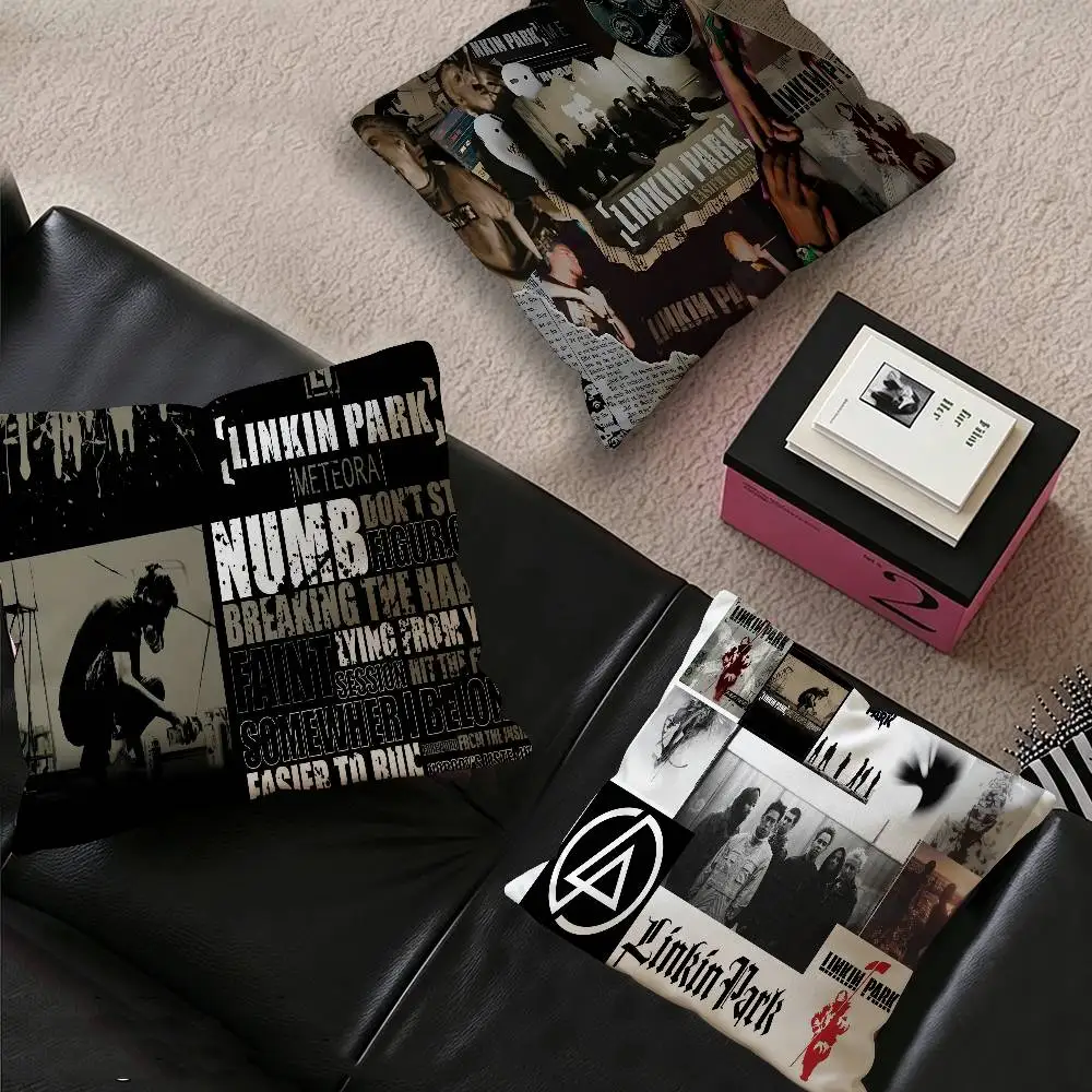 L-Linkin P-Park Famous Band Personalized Pillow Dust Cover Bedroom Kids Party Decoration Pillowcase Birthday Children Gift