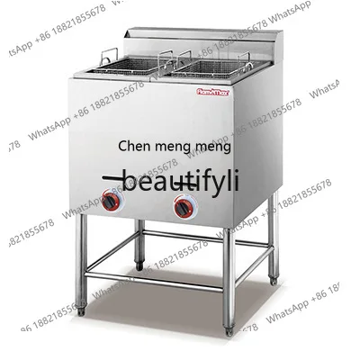 

Z189 Commercial stainless steel electric pan single and double cylinder fryer, equipment intelligent electric fryer