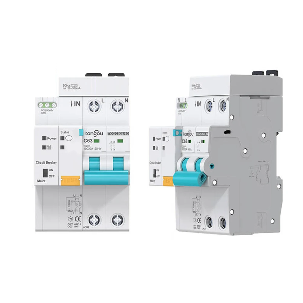 Real Time Electricity Statistics with For Smart Circuit Breaker Compatible with For Tuya App for Easy Monitoring