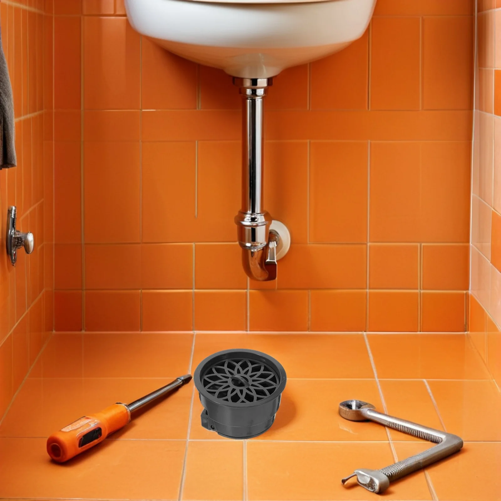 

4Pcs 4.5cm Odor-Proof Round Drain Core Gravity Self-Sealing Anti-Clogging Floor Drain Plug for Kitchen Bathroom Drainage