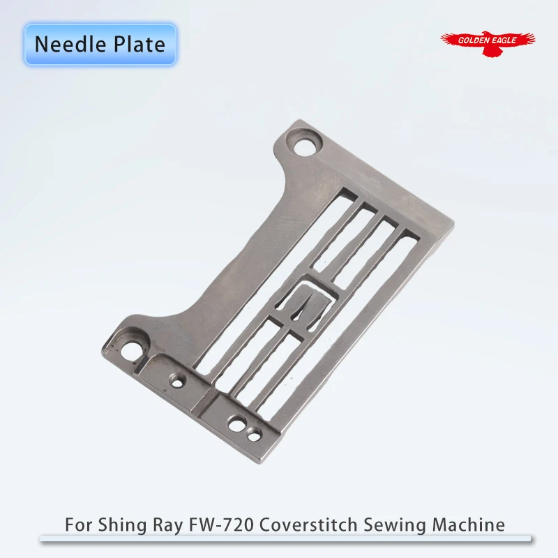 #W7111364 Needle Plate Fit Shing Ray FW-720 Industrial Coverstitch Sewing Machine Needle Distance 6.4mm