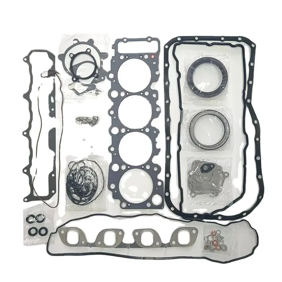 

STLFEngine Repair Parts Full Gasket Set Piston Rings Spare Part Overhaul Kit for Isuzu Npr Fvr 4JB14HK1 4HF1 4HG1 4HE1 4BD1 6HK1