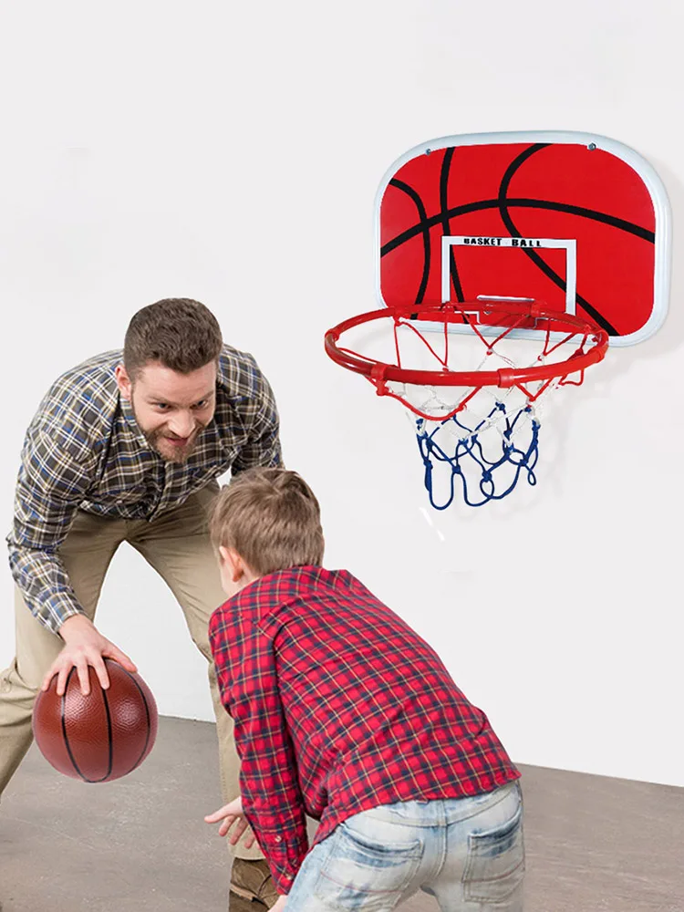 Basketball Hoop with Ball and Pump Mini Basketball Hoop Adjustable Basketball Hoop Set Indoor Outdoor Play for Kids