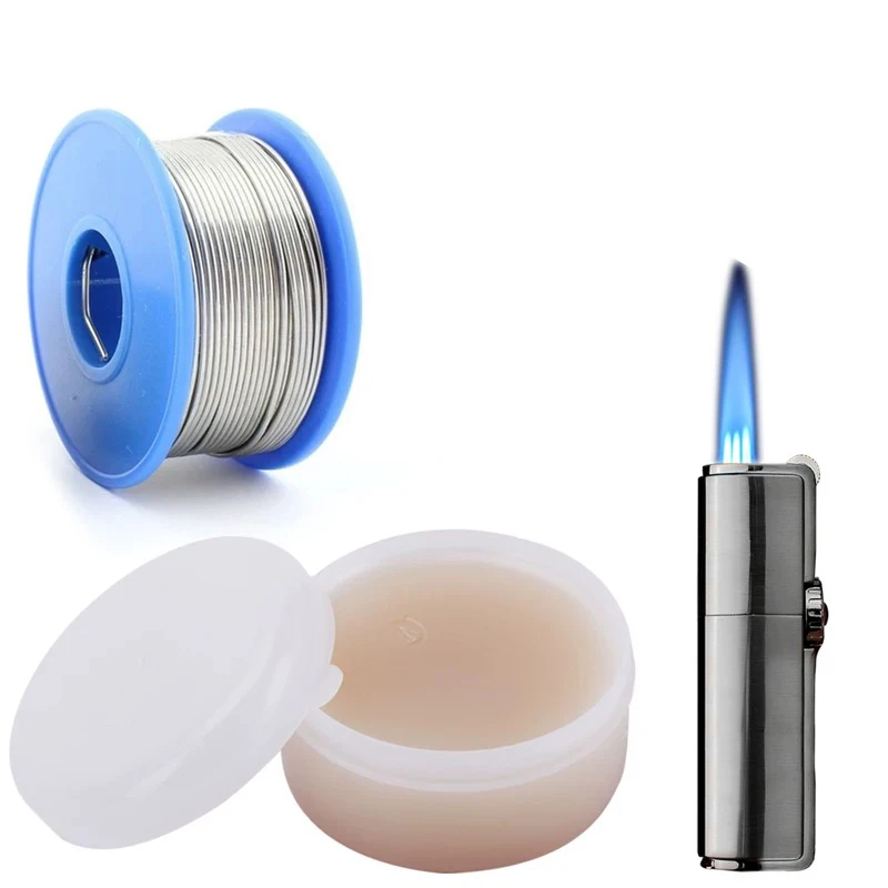 Multi functional no wash soldering paste rosin halogen-free soldering iron lithium battery stainless steel soldering paste