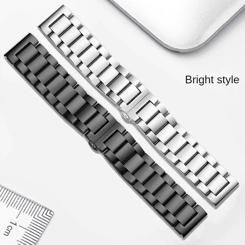 Solid Refined Bracelet Replaces EFR-303L EQB-501 EFS-S500 530 Series Flat Interface Stainless Steel Watch Strap With 20/22mm.