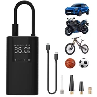 Compresor de Aire Portátil para Auto, Inflador de Neumáticos Eléctrico Inalámbrico de Alta Precisión, Bomba Inflable para Auto, Motocicleta, Bicicleta y Balones