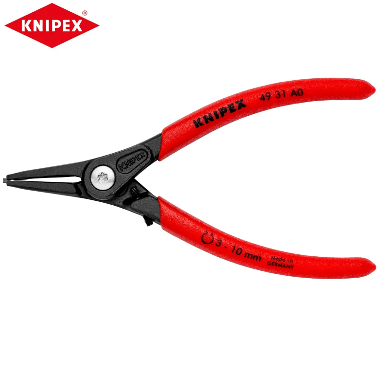 

KNIPEX 49 31 A0 Precision Circlip Pliers Adjustment Using Hexagonal Screw High Quality Materials Exquisite Workmanship