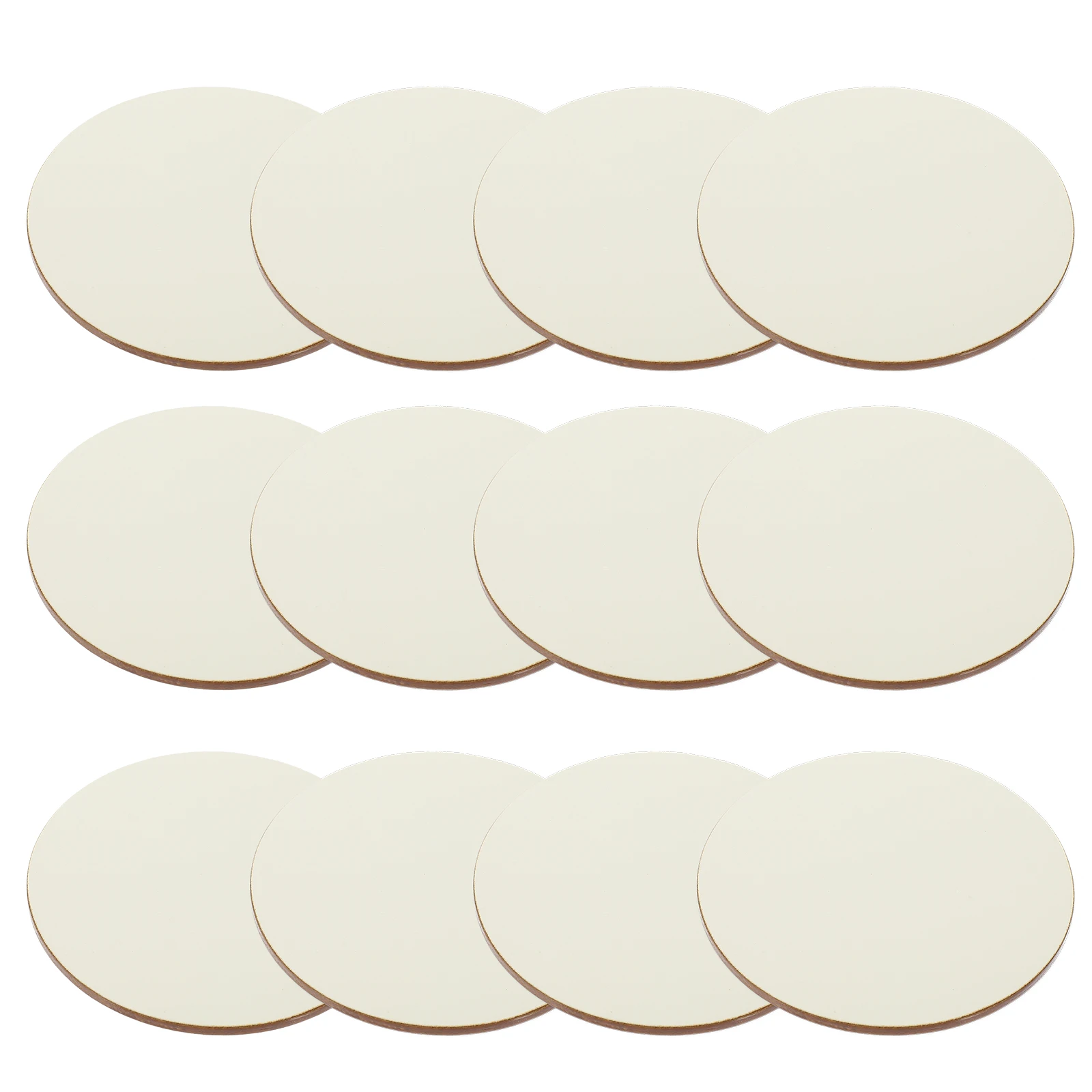 

12 Pcs Sublimation Coasters Blank DIY Cup Pads Heat Transfer 10x0 4cm Round Anti Scaled Home Kitchen Art Supplies