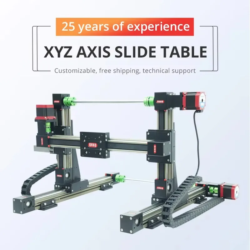 RXP45XYZ-H Xyz Gantry Motorized Sliding Synchronous Belt Linear Guide Slide Dust-Proof Precision Cnc Linear