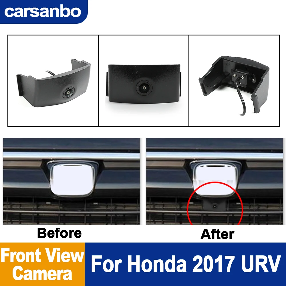 

Камера Carsanbo для Honda 2017 URV AHD 1080P Fisheye 150 ° Водонепроницаемая камера для переднего обзора автомобиля