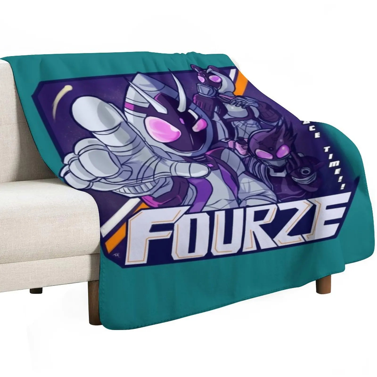 Grab onto Space ! ! [ Kamen Rider Fourze ] Throw Blanket Vintage Bed linens for sofa Luxury Designer Tourist Sofa Quilt Blankets