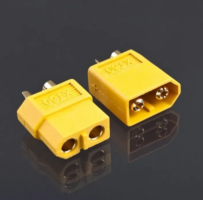 10 pares de conector XT60 macho/fêmea para bateria quadcopter multicopter