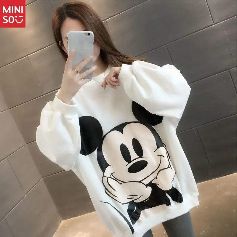 ディズニー プラスサイズ パーカー 3XL、ミッキー フリース ジャケット、レディース ウォームトップ