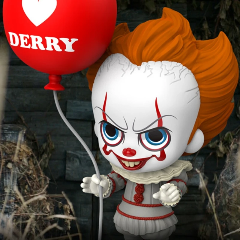 Original auf Lager Hottoys Cosbaby COSB684-COSB686 Pennywise It Film 11CM Charakter Modell Sammlung Chibiart Puppe Geschenke Spielzeug
