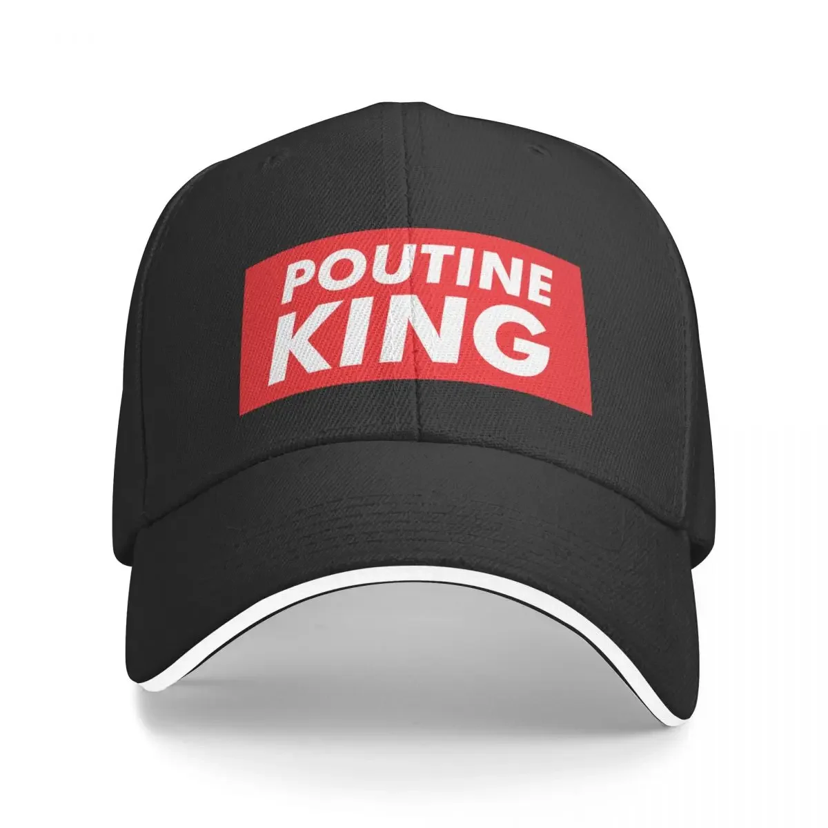 

POUTINE KING Baseball Cap Uv Protection Solar Hat Rugby Golf Cap Ladies Men's