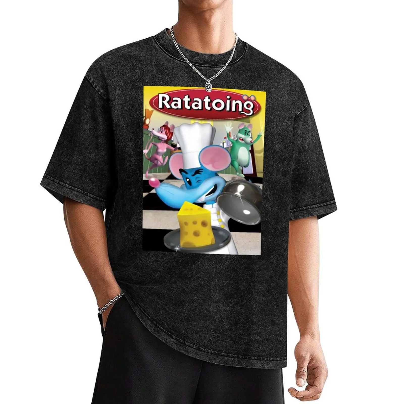 

Ratatoing T-Shirt customs Anime t-shirt Blouse mens white t shirts