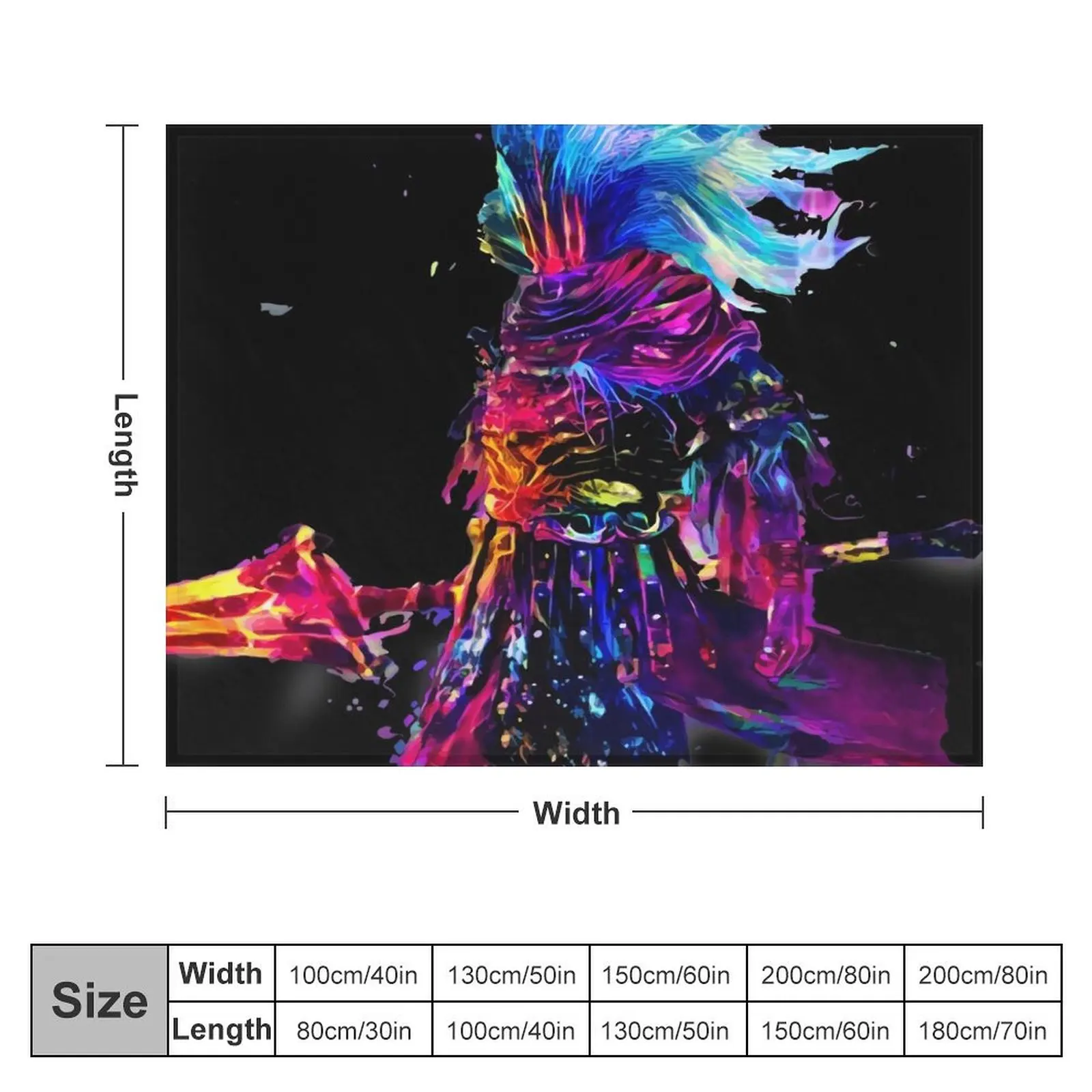 Nameless Synthwave King Throw Blanket For Sofa Thin Giant Sofa Blankets