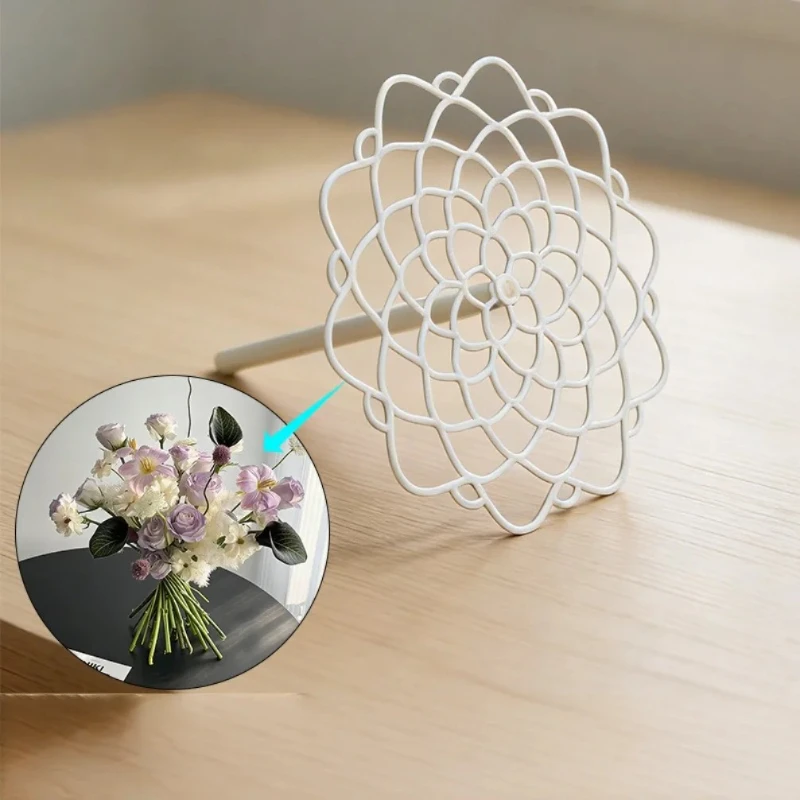 Spiral Ikebana Stem Holder Vase Flower Arrangement Fixing Tool DIY Floral Craft Home Table Decor Garden Flower Arranging Supply