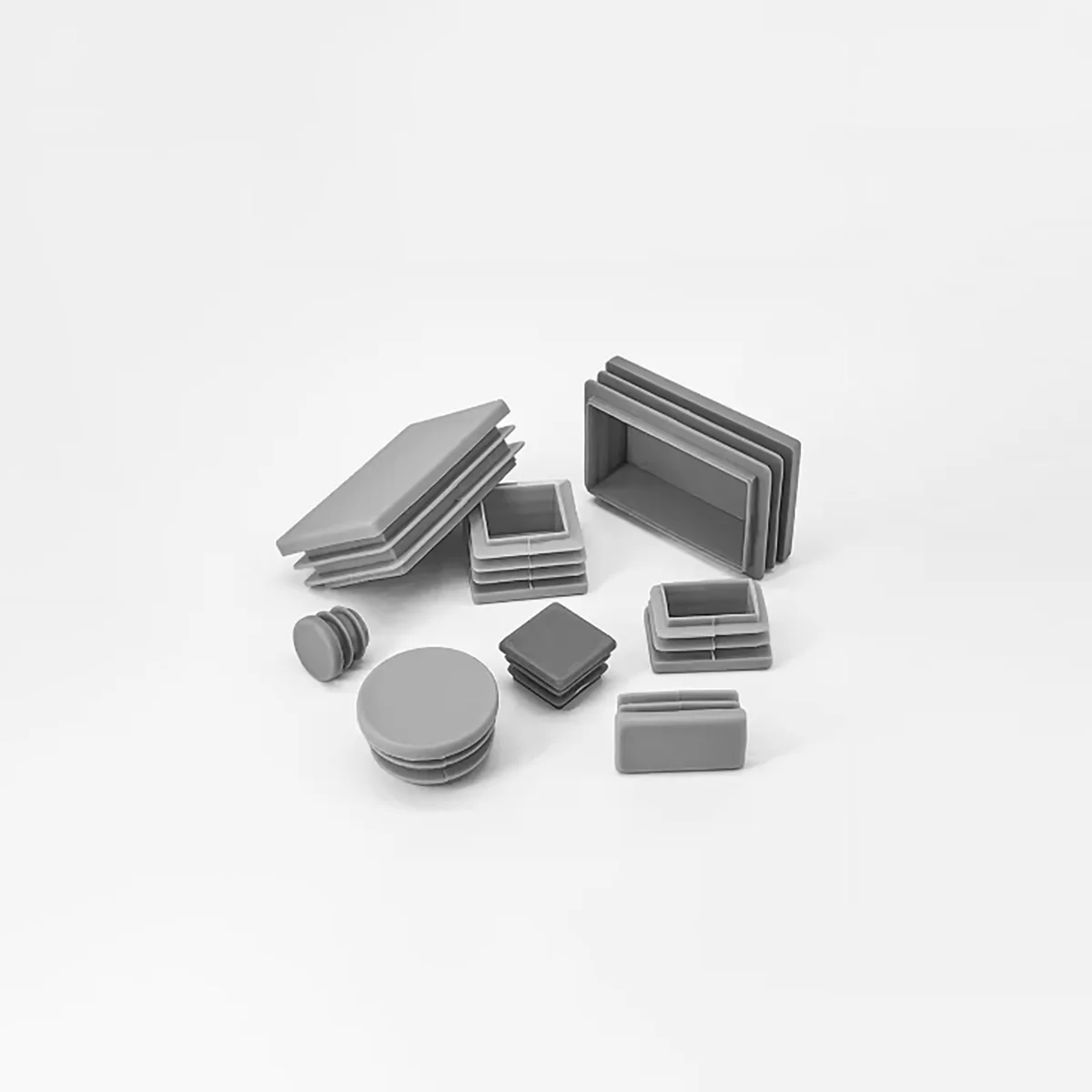 Gray Inner Pipe Plug Foot Pad / Steel Pipe Jacket Plug Head / Table And Chair Foot Cover Furniture Accessories image 4