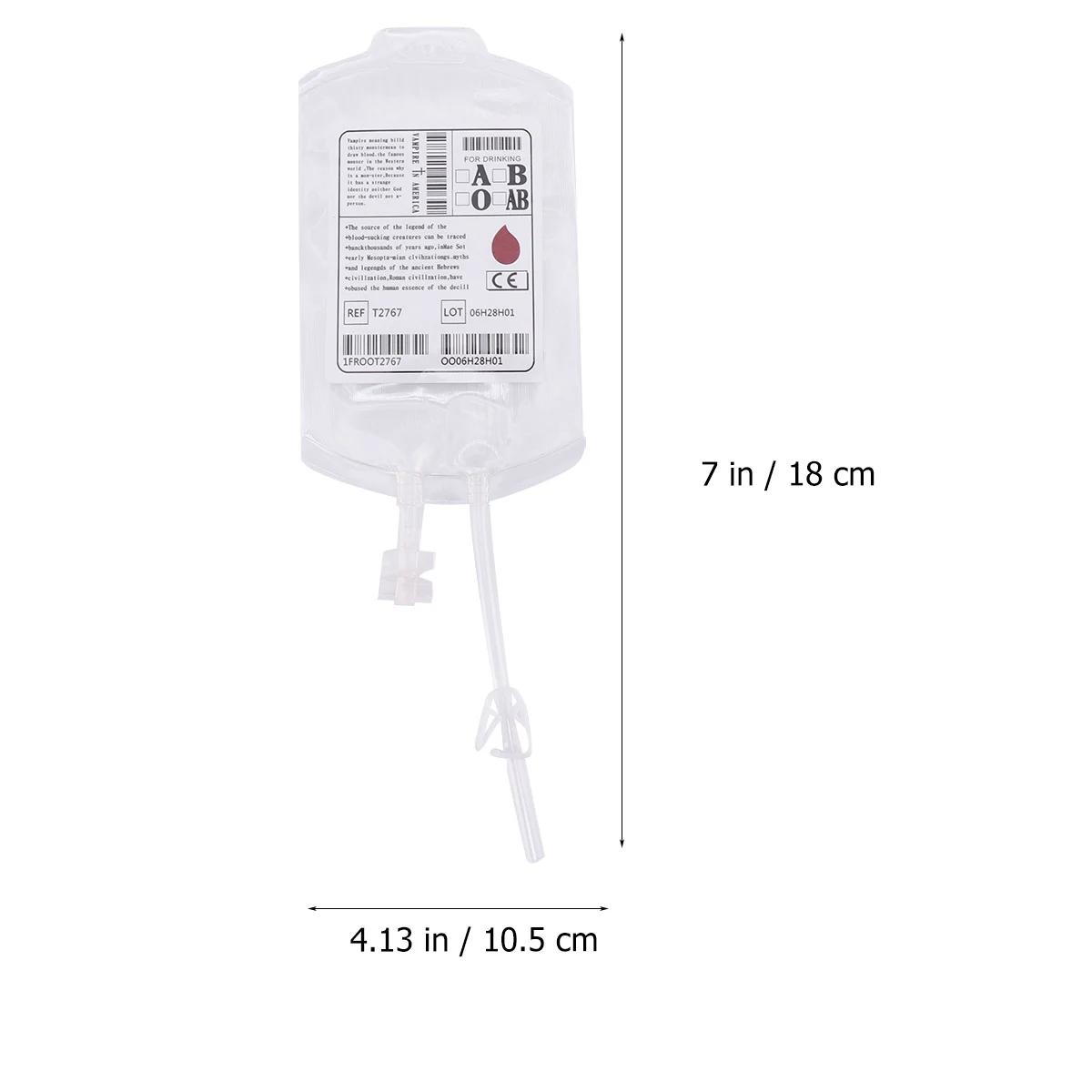 10 stks Halloween Bloedzakken 400 ml Dubbele Buis Drinkcontainer Party Zombie Thema Eng Decor Props Nieuwigheid Grappige Gadgets Voor