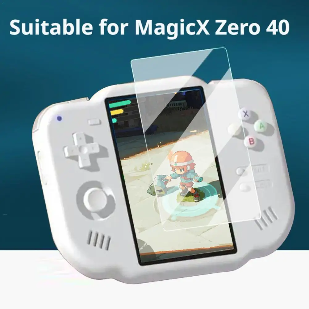

Screen Protector For AMPOWN MagicX Zero 40 Handheld Game Console HD Clarity 9 Hardness Anti-Scratch Tempered Glass
