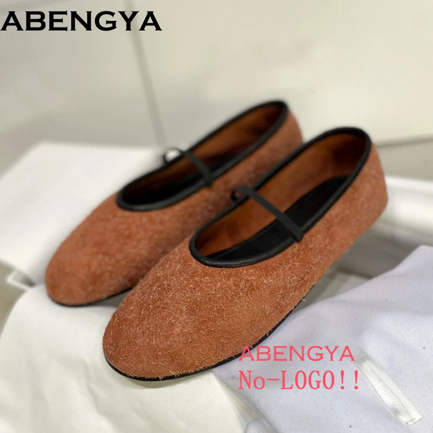 

Весенние балетки из мягкой кожи для женщин, лоферы без шнуровки, женские модельные туфли, прогулочная обувь на плоской подошве Doudou для женщин