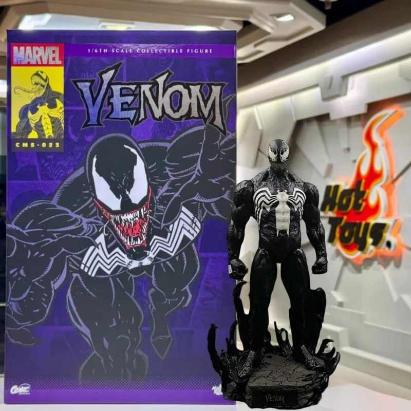 

In Stock Original HOTTOYS HT 1/6 CMS023 Action Figures Marvel Comics Venom Collectable Model Surprise Birthday Toy Gift