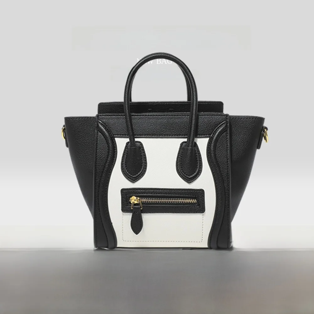 

ManyKostGiva Large Capaci Face Women's Tote Bag Faionable oulder Crossbody Bag Casual Pure Color Wing ape