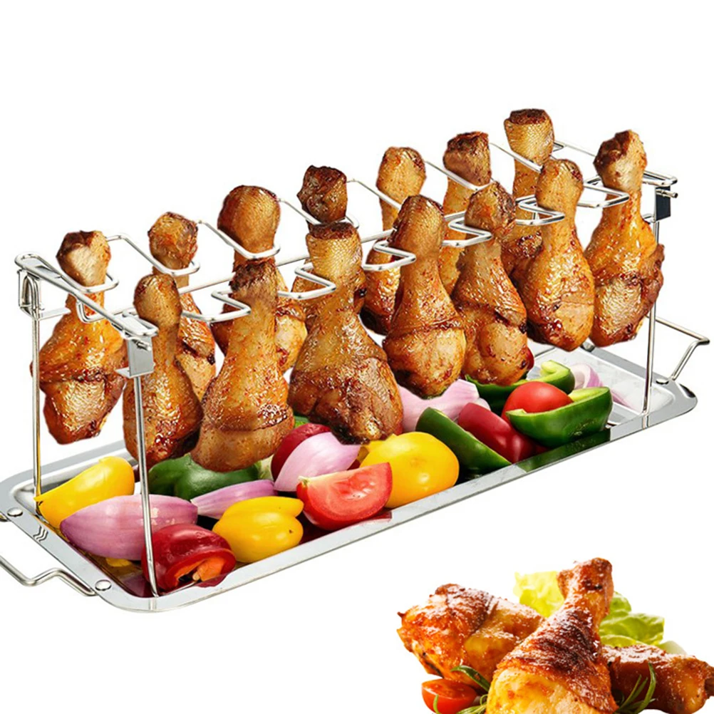 

Stainless Steel Barbecue Grill Large Capacity Practical BBQ Tools for Park Patio Outdoor Camping Fishing Activities