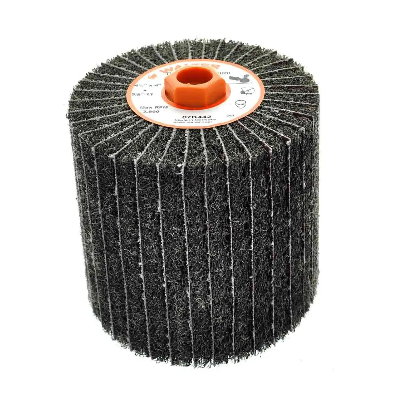 Tambor abrasivo de acabamento linear dois em um, 3800 RPM máximo