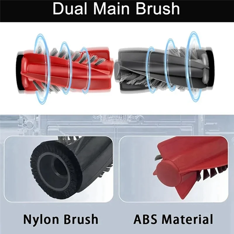 A86I-Roborock Saros 10/G30 로봇 진공 청소기 교체 메인 사이드 브러시 HEPA 필터 걸레 천 먼지 봉투 부품