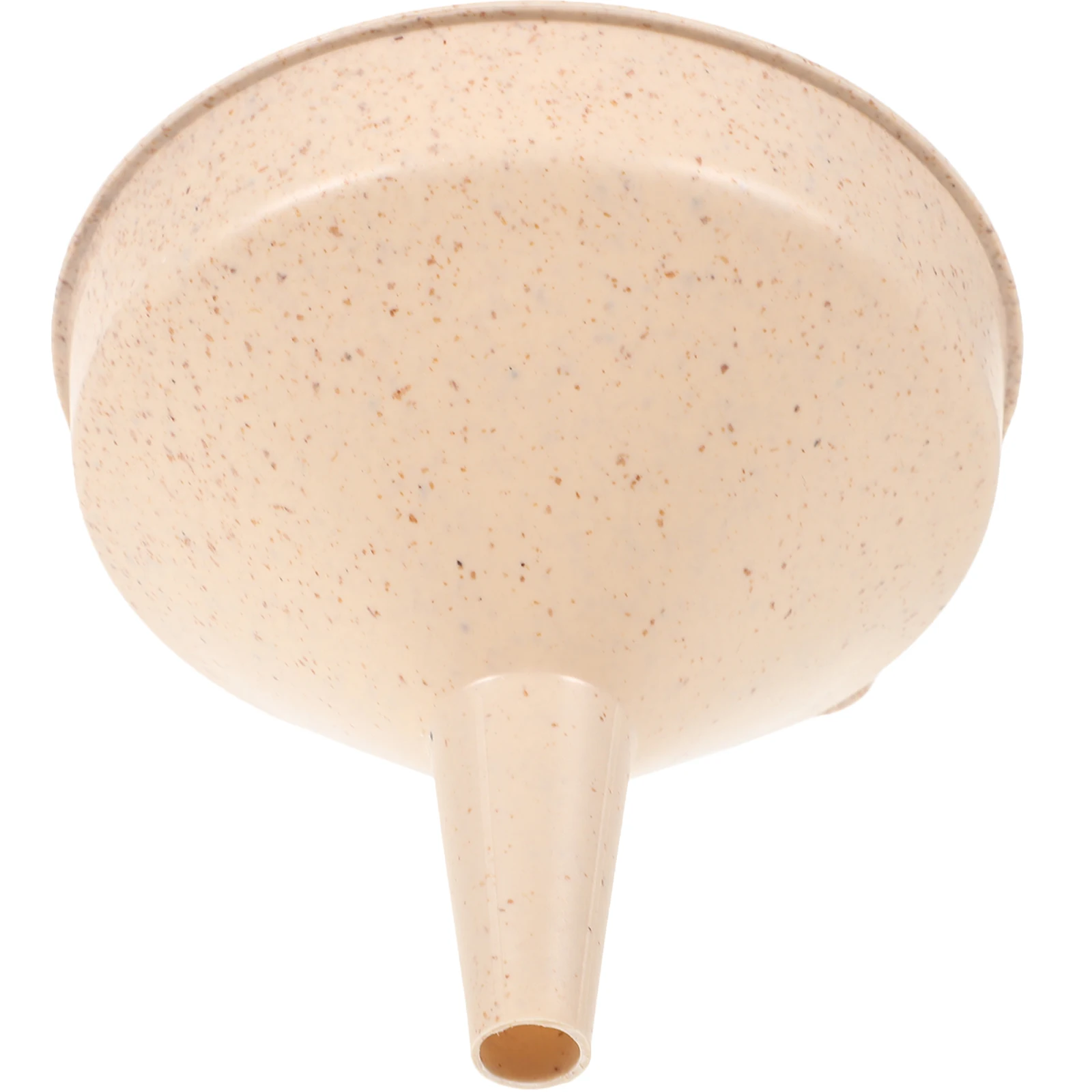 

Kitchen Funnel Liquid Oil Transferring Tool Food Grade Plastic Household Gadget Spices Powder Small Bottle Filling Beige S