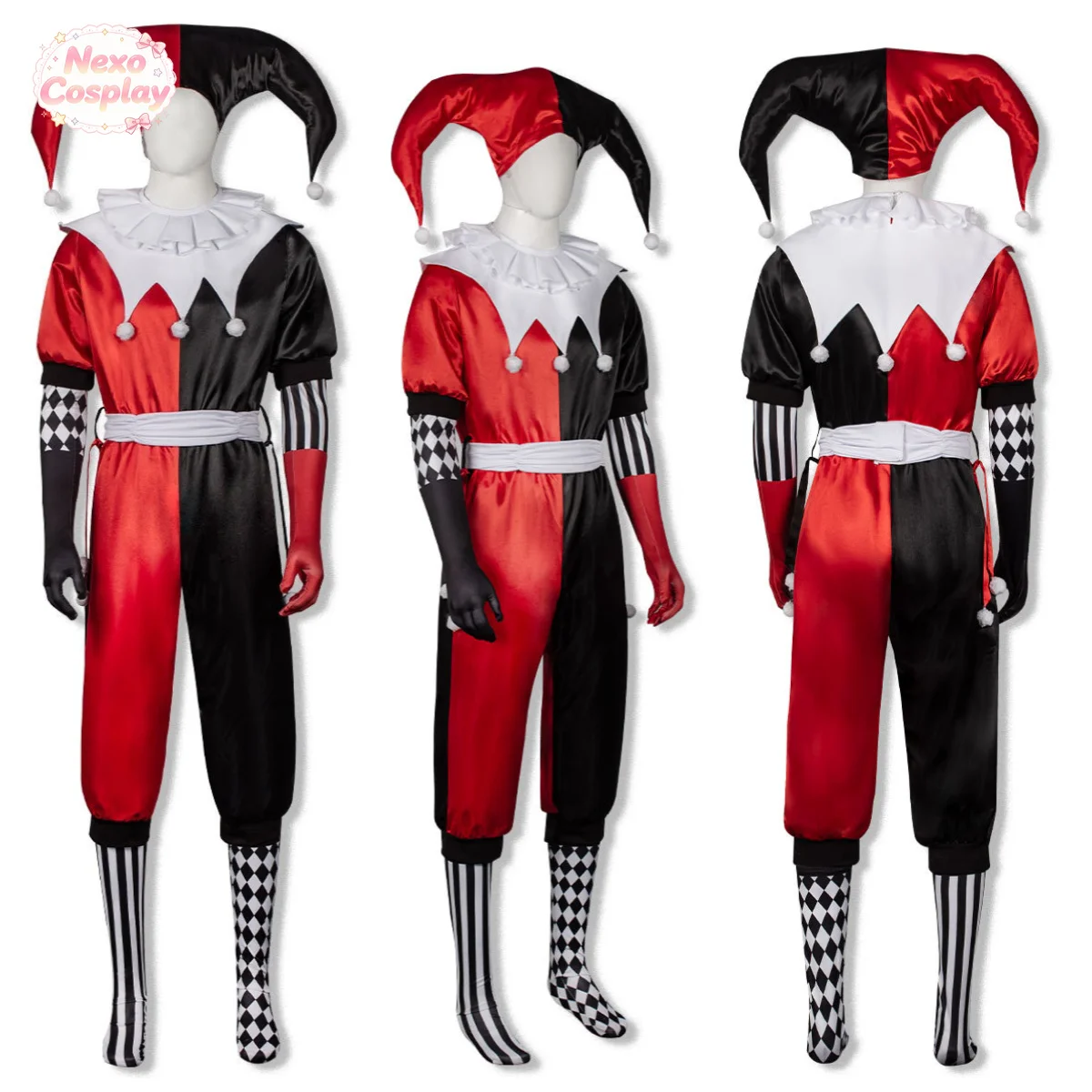 

Joker and Queen Cosplay Costume Anime Party Uniform Hallowen Play Role Clothes Clothing NexoCosplay