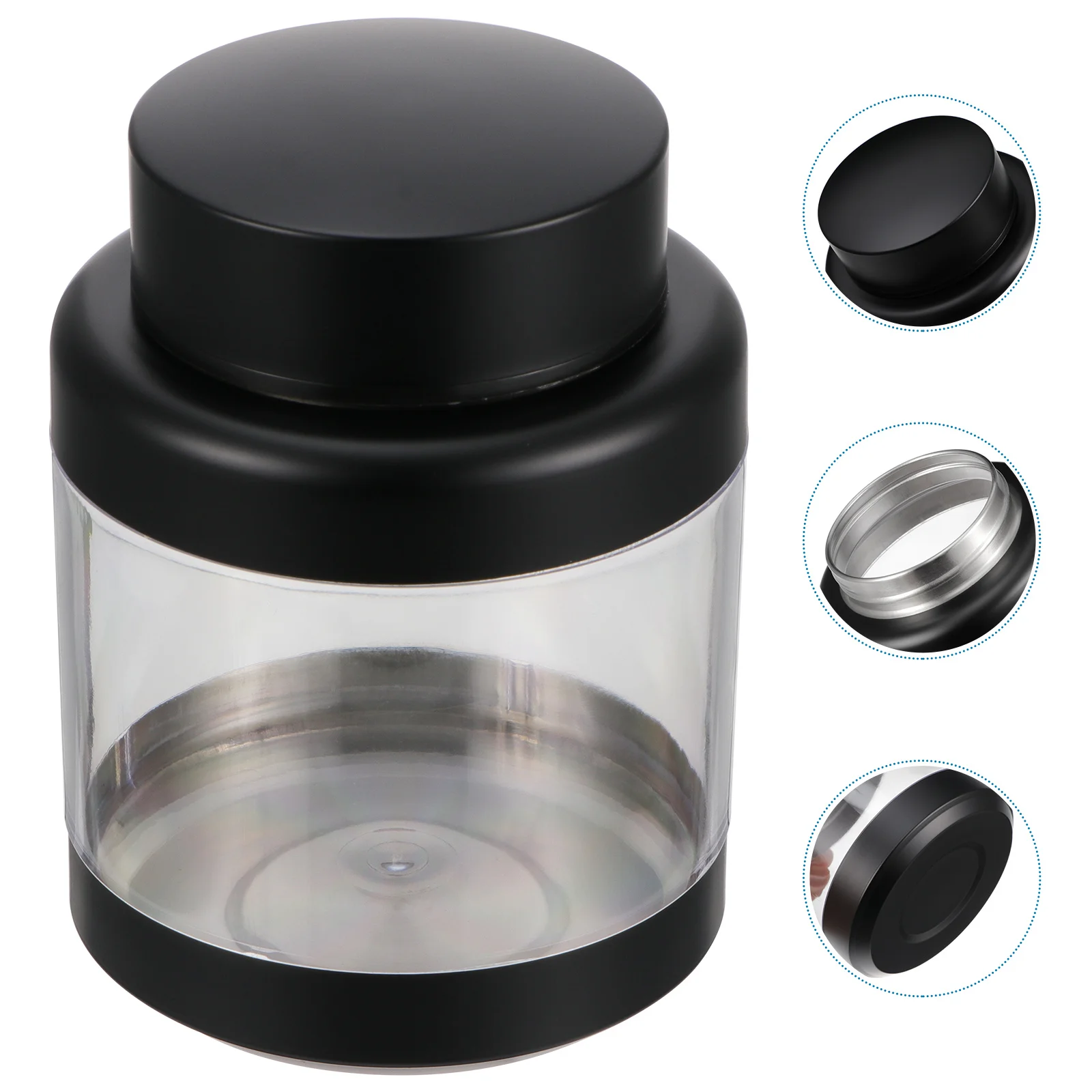 

Stainless Steel Food Storage Jar Airtight Multipurpose Canister for Tea Coffee Beans Sugar Honey Kitchen Dry Food Storage