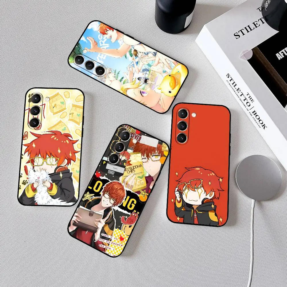 Funda de teléfono Anime Mystic Messenger Game 707 para Samsung Galaxy S21 S22 S23 S24ULTRA S25ULTRA FE Ultra Plus5G A52S S26, funda suave