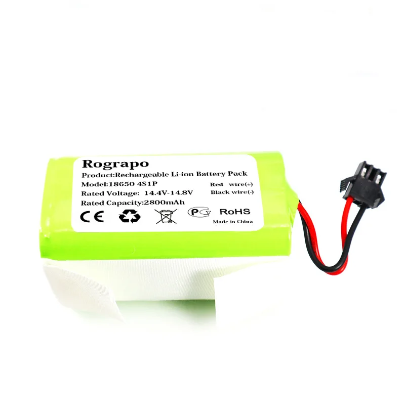 New 14.4V 3400mAh/2800mAh INR18650 4INR19/66 H18650CH-4S1P Li-ion Battery For Proscenic 850T Robot Vacuum Cleaner