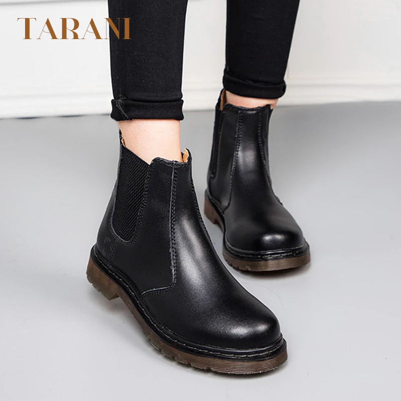 

Роскошные женские ботинки челси из натуральной кожи, уличные ботинки высшего качества, женская мотоциклетная дизайнерская обувь челси