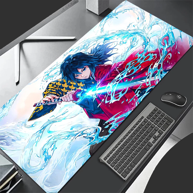 

Mousepad Pattern Mouse Pad Desk Mat Computer Gaming HD Keyboard Pad Rubber Mat D-demon Slayer Tomioka Giyuu Non Slip Mouse Mat