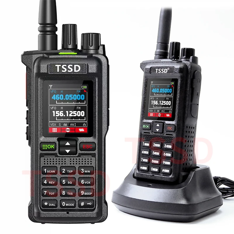 

Hot Selling Product TSSD UV8000D 10W Multi Band 350MHz Two Way FM Noise Reduction Talkie-walkie Long Range Walkie Talkie