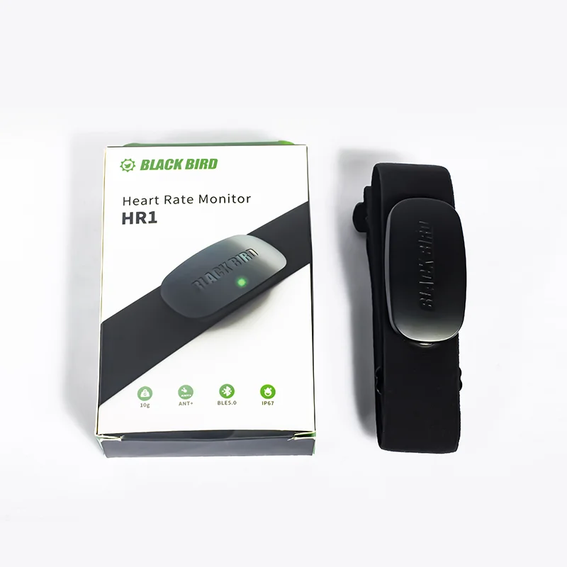

Wireless Smart Heart Rate BPM Sensor With LED Warning Light Compatible With Bicycle Computer And Smart Phones