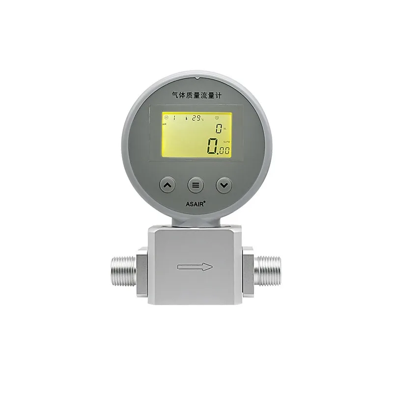ASAIR Thermal Mass Gas Flow Meter AMS2106 Compressed Air Oxygen Flow Meter Replacement MF5706