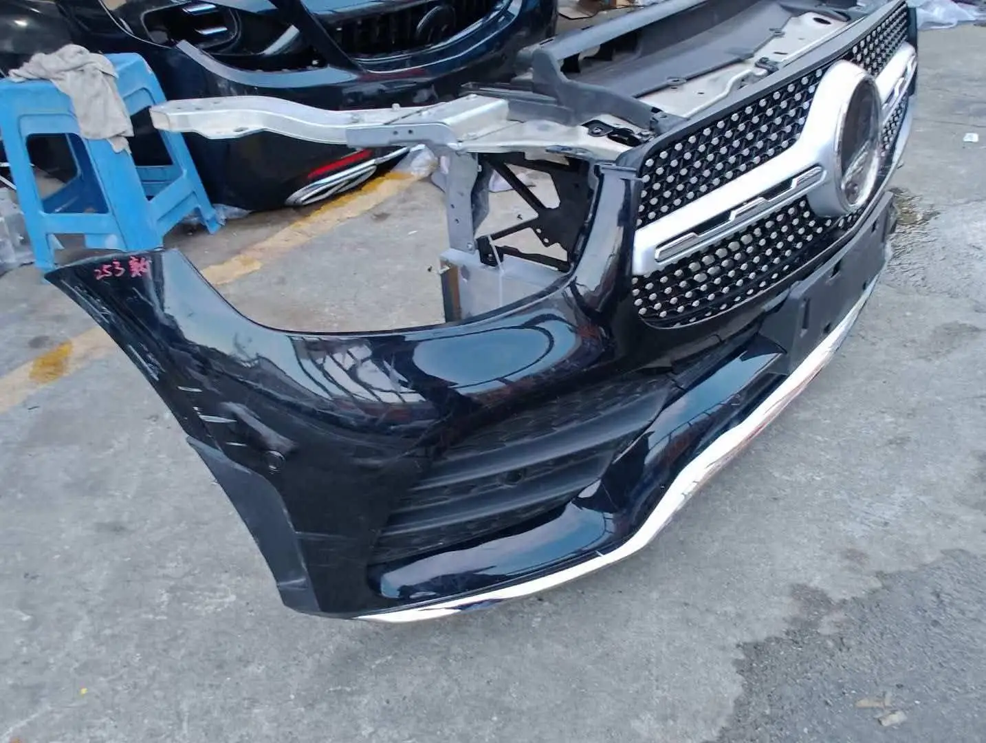 New High Quality Durable Body Kit for GLC Class W253 C253 X253 GLC300 Front Bumper Assembly Complete Grille