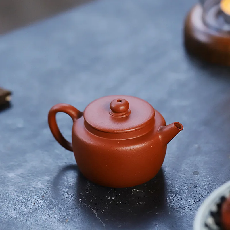 120cc Small Chaoshan Gongfu Teapot Handmade Shengsha ZhuNi Clay Naxian Tea Pot